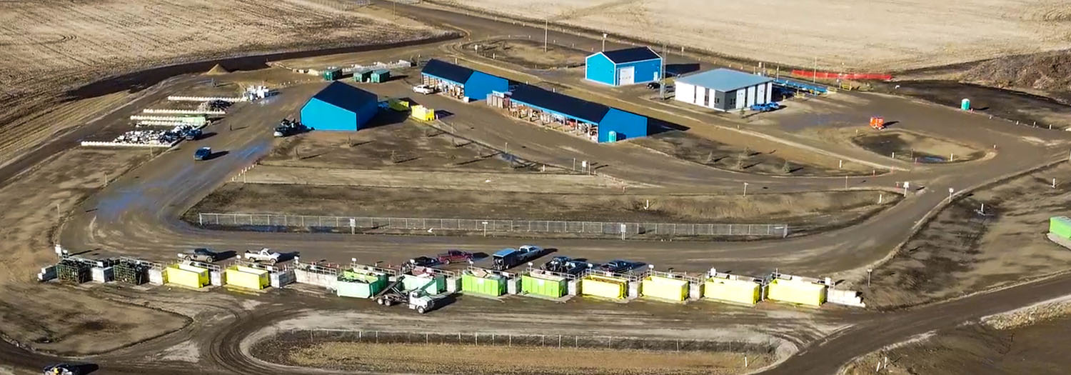 Aerial view of Roseridge Waste Management Center